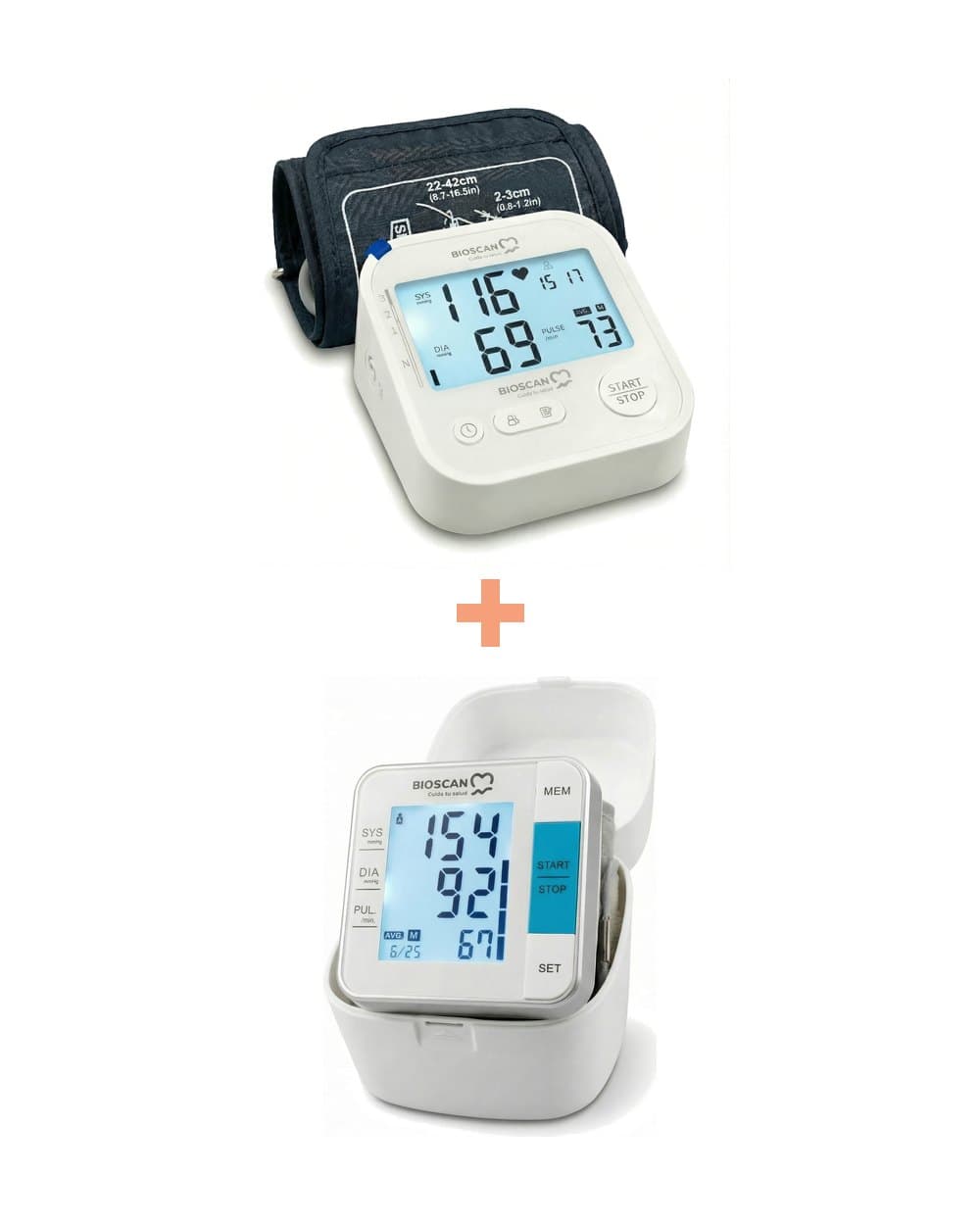 Kit Presión Familiar — BIOSCAN F1701T + BIOSCAN W02